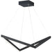 Stealth Black LED Single Pendant - Pendants