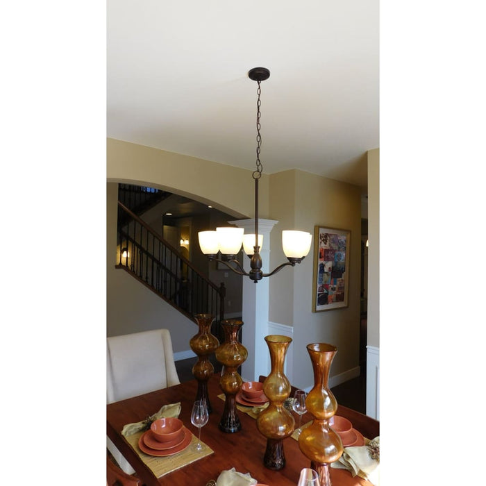 Stefan Oil Rubbed Bronze Chandelier - Chandeliers