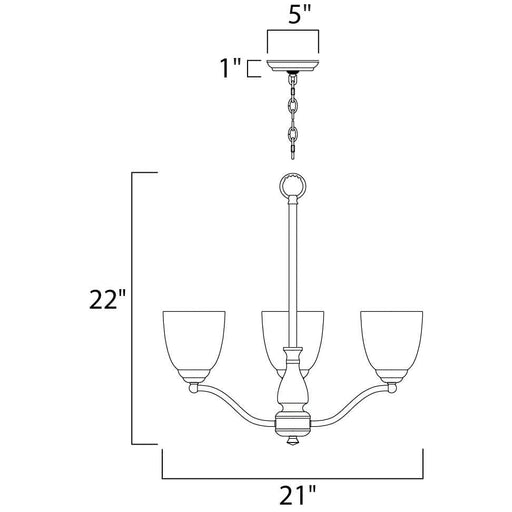 Stefan Oil Rubbed Bronze Chandelier - Chandeliers