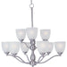 Stefan Satin Nickel Chandelier - Chandeliers