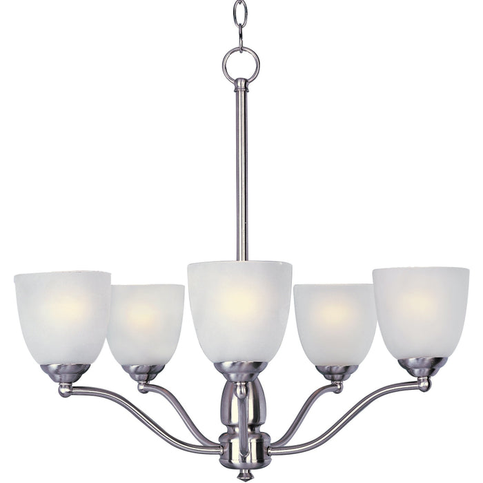 Stefan Satin Nickel Chandelier - Chandeliers
