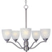Stefan Satin Nickel Chandelier - Chandeliers