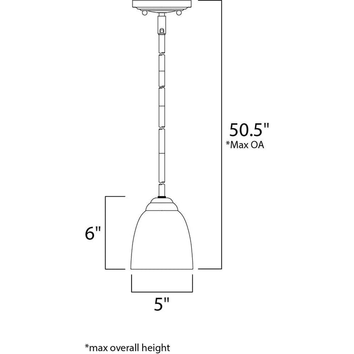Stefan Satin Nickel Mini Pendant - Mini-Pendants