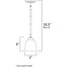 Stefan Satin Nickel Mini Pendant - Mini-Pendants