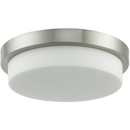 Step Brushed Nickel 2 Light LED Flushmount - Flushmounts