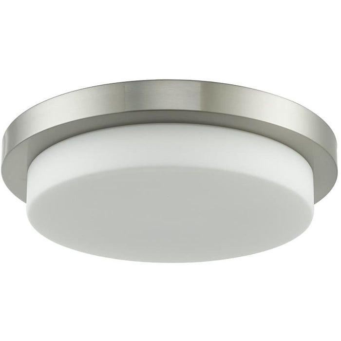 Step Brushed Nickel 2 Light LED Flushmount - Flushmounts