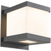 Step Matte Black 1 Light LED Outdoor Wall Sconce - Outdoor Wall Sconces