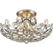 Sterling 3 Light Distressed Twilight Ceiling Mount - Ceiling Mount