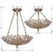 Sterling 3 Light Distressed Twilight Chandelier - Chandeliers