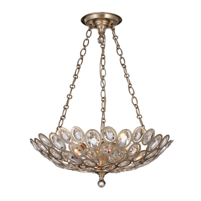 Sterling 3 Light Distressed Twilight Chandelier - Chandeliers