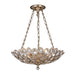 Sterling 3 Light Distressed Twilight Chandelier - Chandeliers