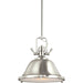 Stone Street Brushed Nickel LED Pendant - Pendants