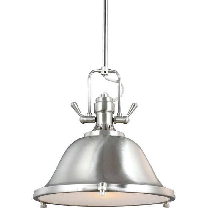 Stone Street Brushed Nickel Pendant - Pendants