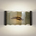 Storm Black Gloss and Seaweed Wall Sconce - Wall Sconce