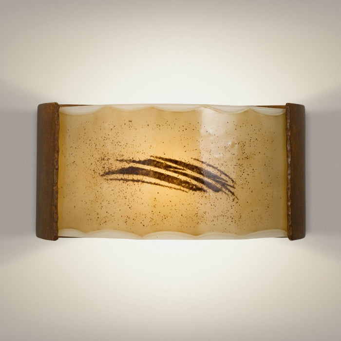 Storm Butternut and Caramel Wall Sconce - Wall Sconce