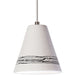 Strands White Gloss Halogen Mini Pendant - Mini-Pendants