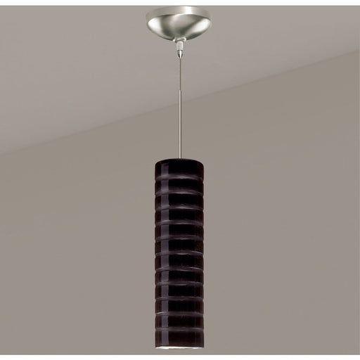 Strata Black Gloss Halogen Mini Pendant - Mini-Pendants