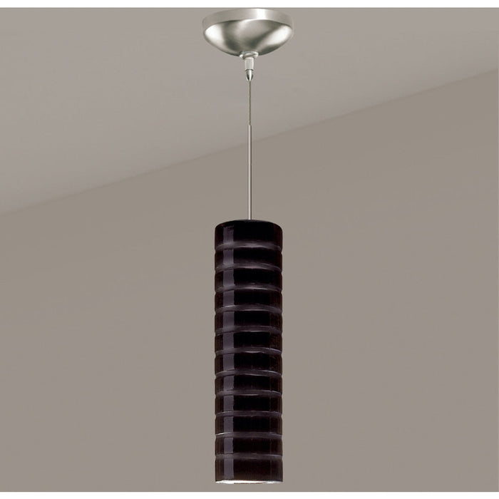 Strata Black Gloss Halogen Mini Pendant - Mini-Pendants