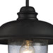 Streetside Cafe Matte Black Outdoor Sconce - Outdoor Sconce