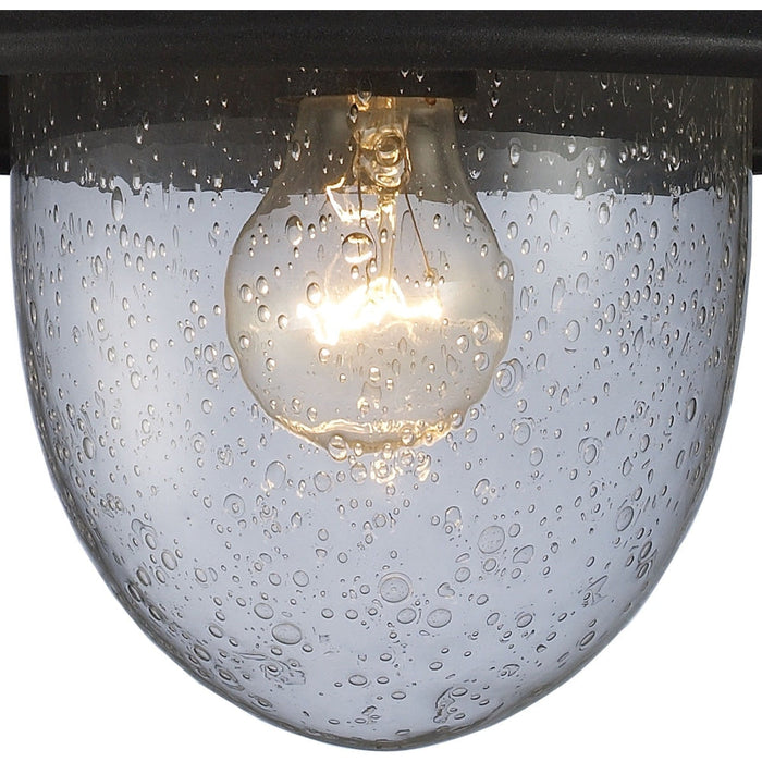 Streetside Cafe Matte Black Outdoor Sconce - Outdoor Sconce