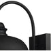Streetside Cafe Matte Black Outdoor Sconce - Outdoor Sconce