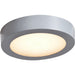 Strike 2.0 Silver LED FlushMount - Flushmounts