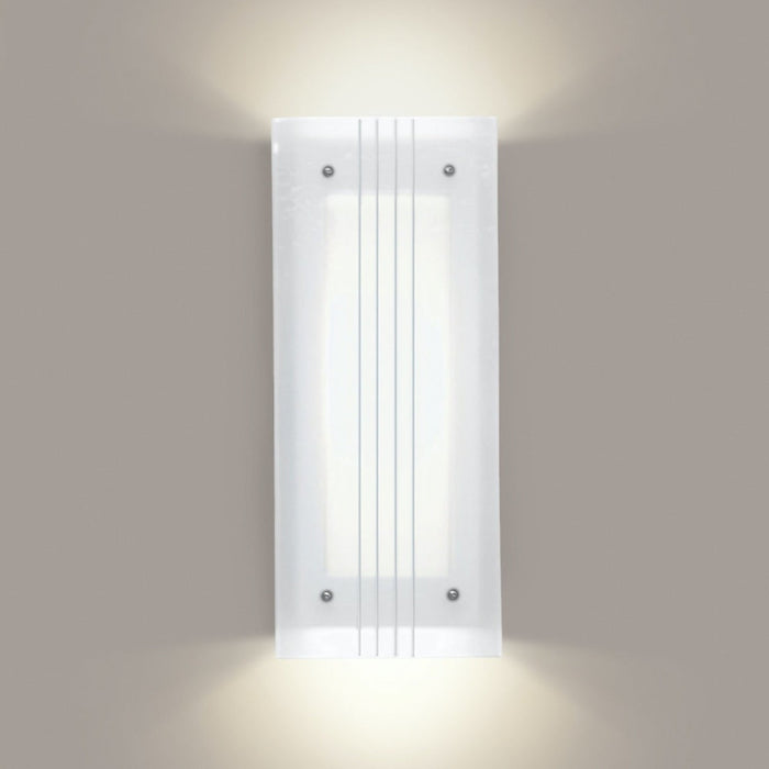 String Quartette Satin White Wall Sconce - Wall Sconce