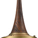 Sturgis Brushed Antique Brass Mini Pendant - Mini-Pendants