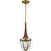 Sturgis Brushed Antique Brass Mini Pendant - Mini-Pendants