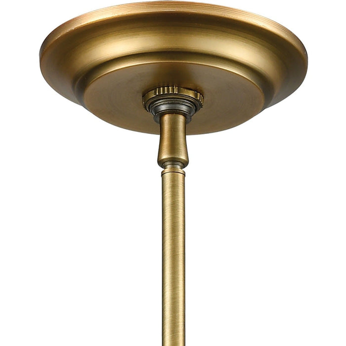Sturgis Brushed Antique Brass Mini Pendant - Mini-Pendants