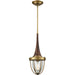 Sturgis Brushed Antique Brass Mini Pendant - Mini-Pendants