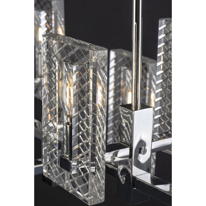 Suave Polished Nickel Linear Pendant - Pendants