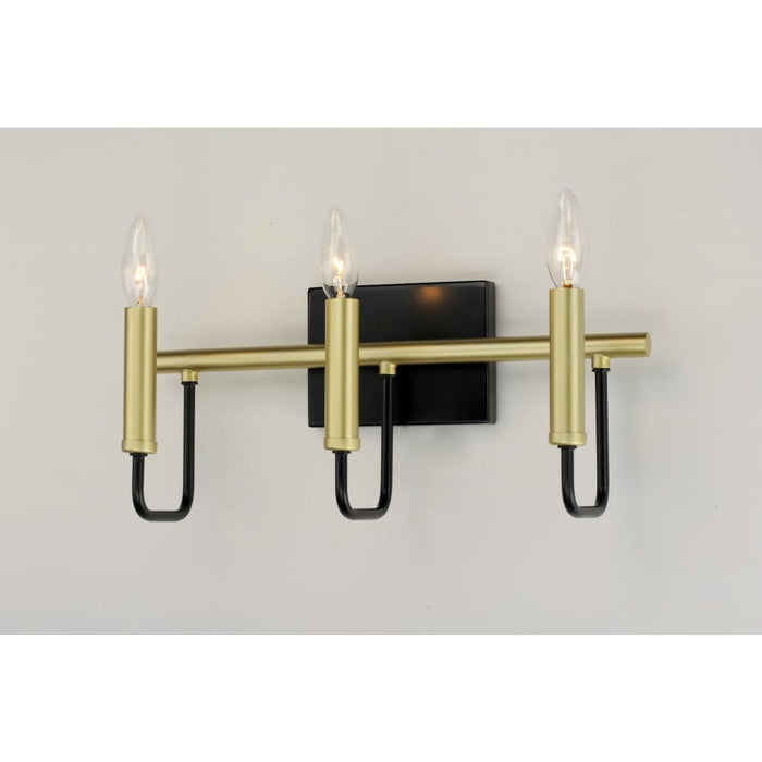 Sullivan Black / Gold Bath Vanity - Bath Vanity