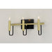 Sullivan Black / Gold Bath Vanity - Bath Vanity