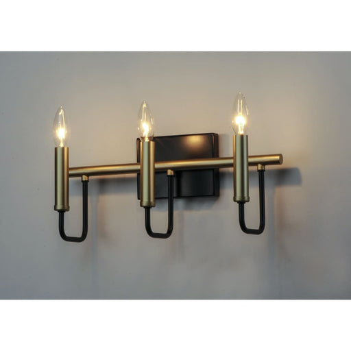 Sullivan Black / Gold Bath Vanity - Bath Vanity