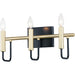 Sullivan Black / Gold Bath Vanity - Bath Vanity