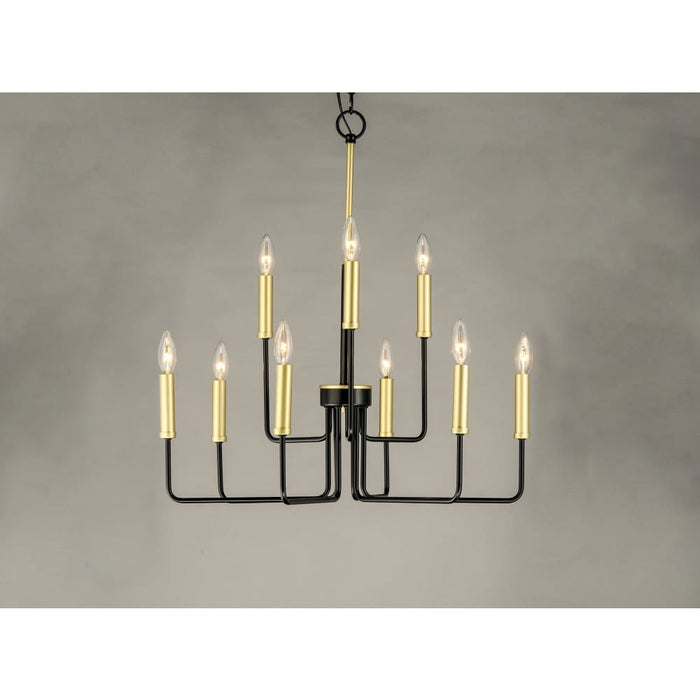 Sullivan Black / Gold Chandelier - Chandeliers