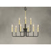 Sullivan Black / Gold Chandelier - Chandeliers