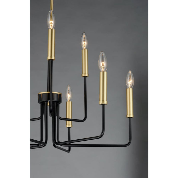 Sullivan Black / Gold Chandelier - Chandeliers
