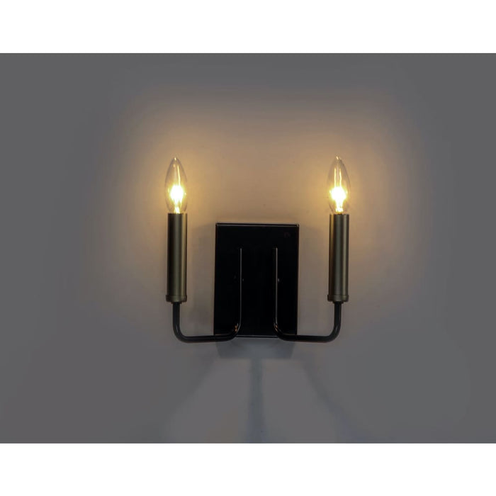 Sullivan Black / Gold Wall Sconce - Wall Sconce
