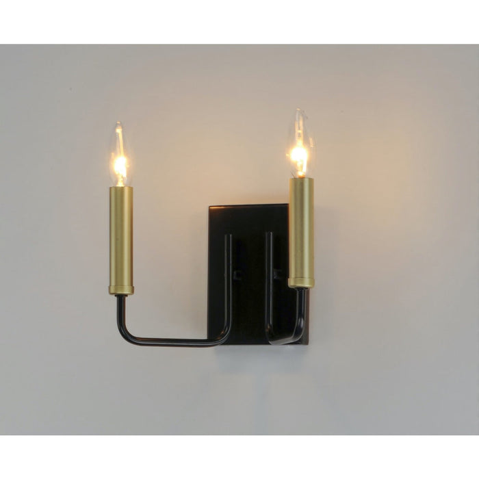 Sullivan Black / Gold Wall Sconce - Wall Sconce