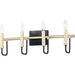 Sullivan Black / Gold Wall Sconce - Wall Sconce