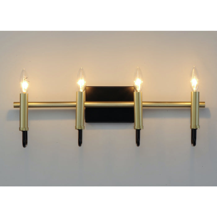 Sullivan Black / Gold Wall Sconce - Wall Sconce