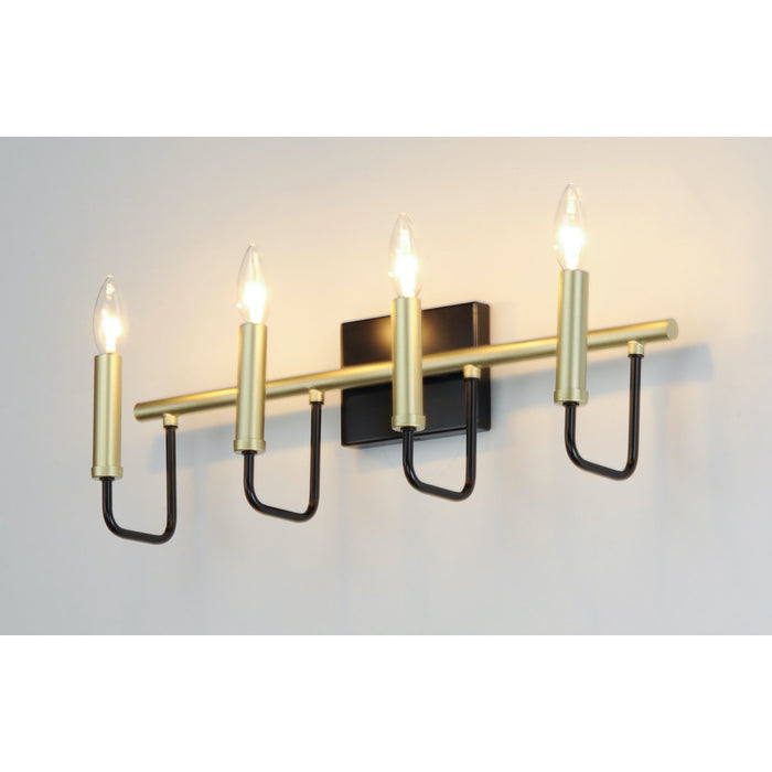 Sullivan Black / Gold Wall Sconce - Wall Sconce