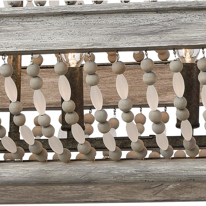 Summerton Washed Gray Malted Rust Island Light - Island Light