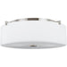 Sunset Drive Brushed Steel Flush Mount - Flushmounts