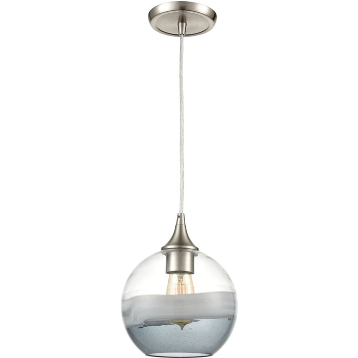 Sutter Creek Satin Nickel Mini Pendant - Mini-Pendants