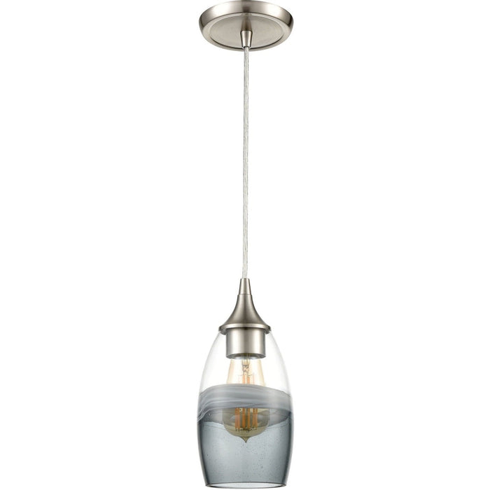 Sutter Creek Satin Nickel Mini Pendant - Mini-Pendants