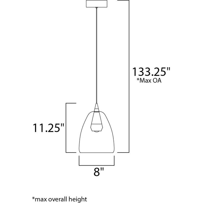 Sven Black / Coffee LED Single Pendant - Pendants