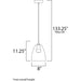 Sven Black / Coffee LED Single Pendant - Pendants